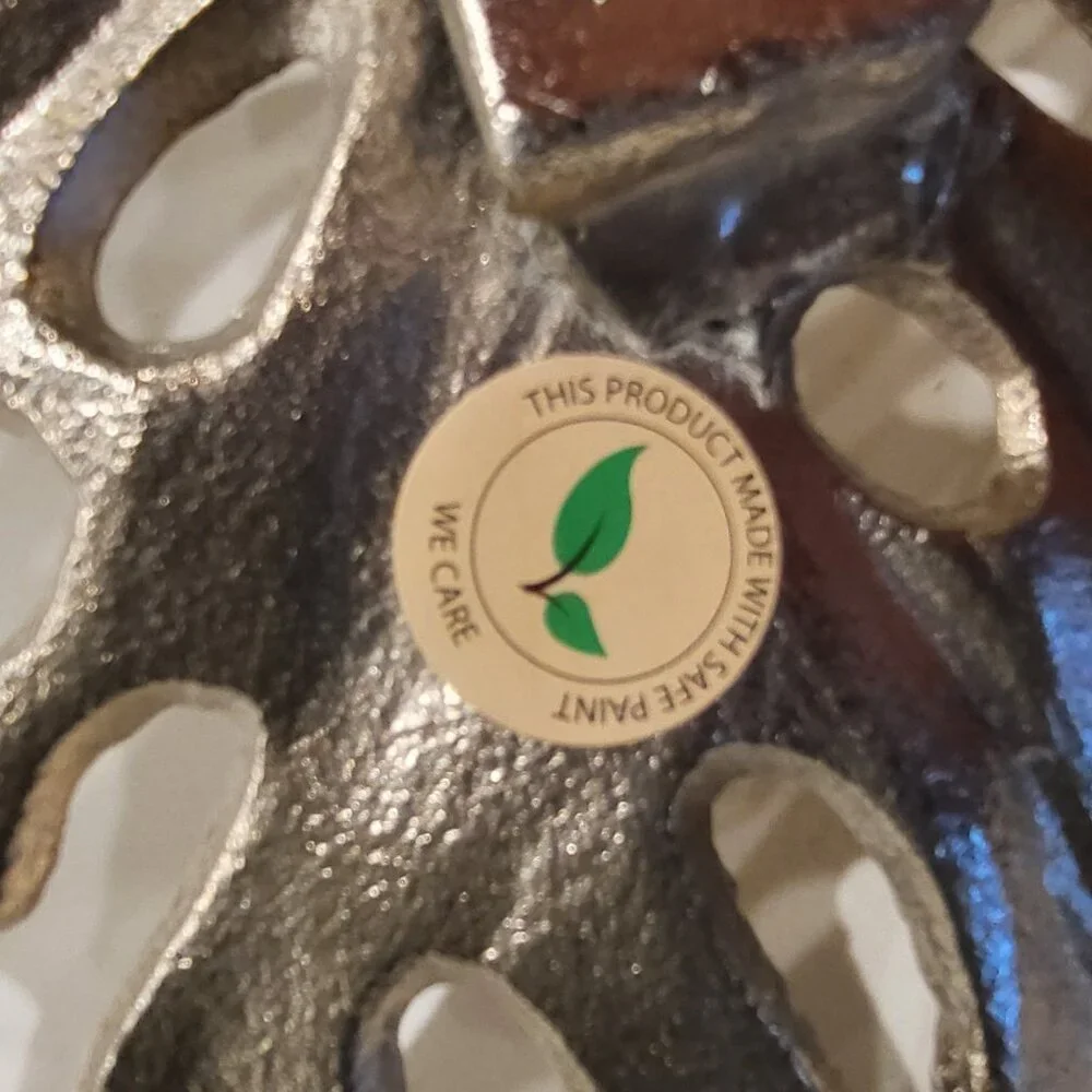 Pair of metal wall sconces - Picture 3 of 3